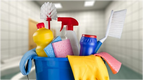 Specialist cleaning tools used for after builders cleaning services