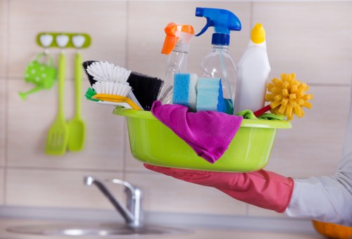 House cleaning services making a tidy and comfortable living space