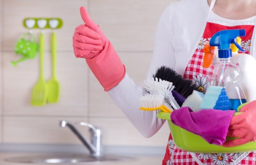 Residential cleaning service supporting organized daily living
