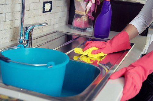 Professional home cleaning service maintaining a fresh household