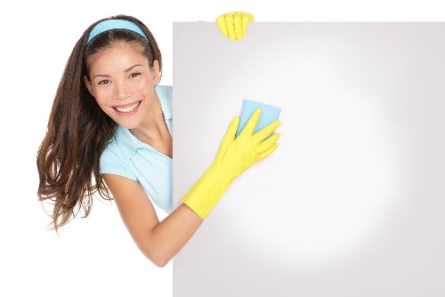 Eco-friendly house clearance with items sorted for recycling and donation