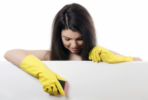 Bathroom cleaning as part of one off housecleaning services
