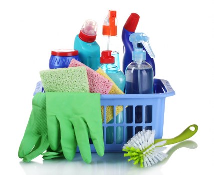 Detailed hard floor cleaning process with mop and dust removal